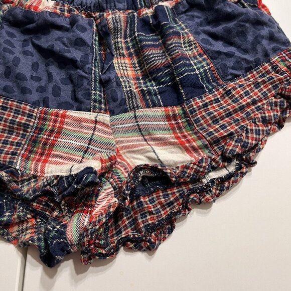 Aerie Medium Lounge Shorts Flannel Ruffle Boxer - Picture 4 of 8
